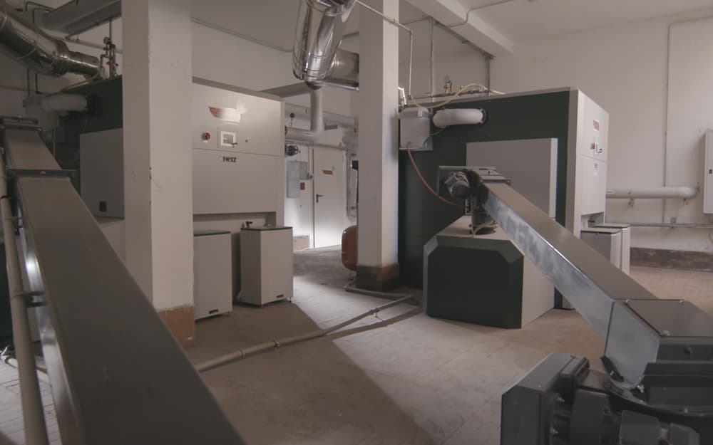 Centrale termica a pellet di via Gandino - Milano