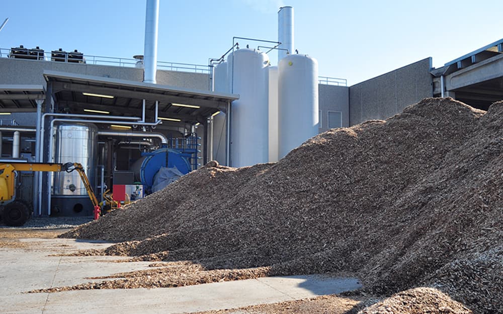 Centrale termica a cippato di legno - Quartiere Giardino a Cesano Boscone