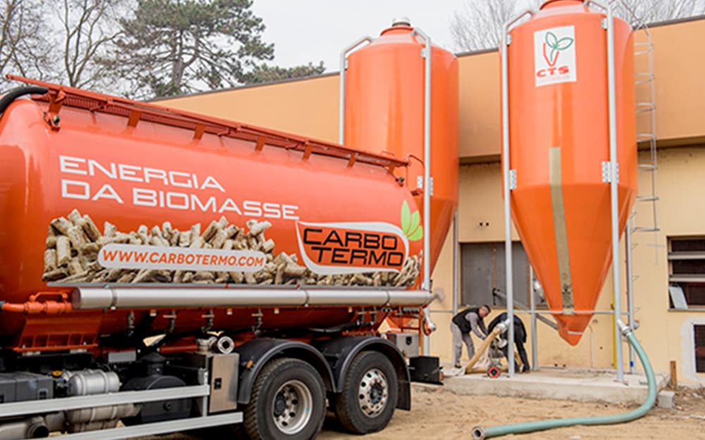 Centrale termica a pellet Ospedale di Mortara Asilo Vittoria - Pavia
