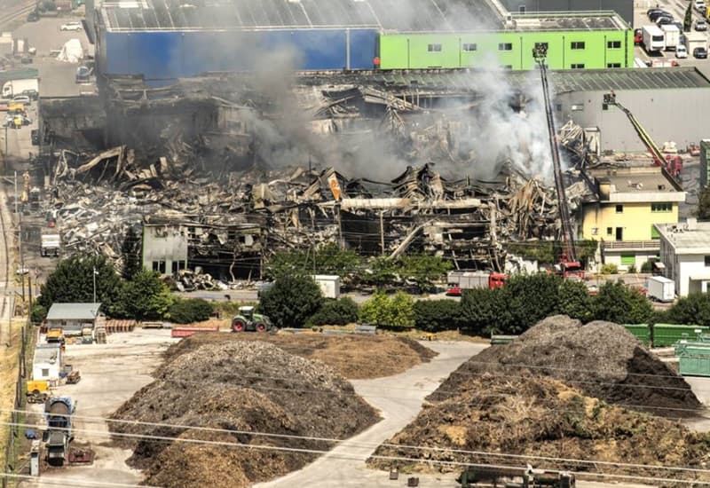 Incendio in Vallese, misure straordinarie
